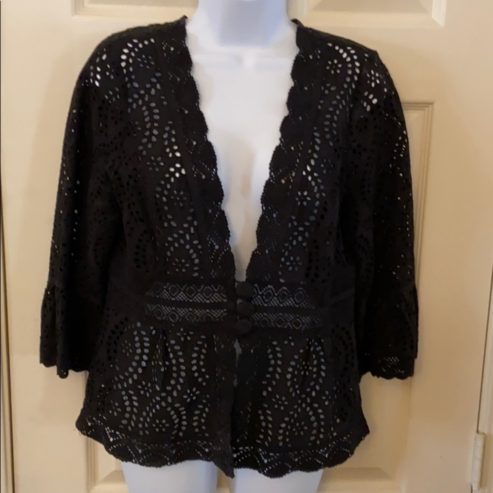 Nanette Lepore Black Blouse